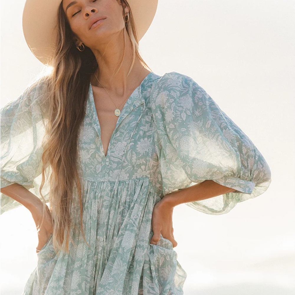 Daughters of India Kyra Midi Jade